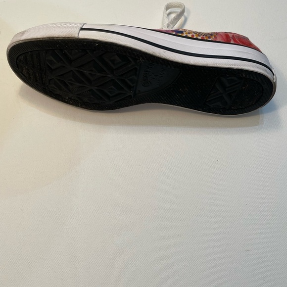 Amputee Left Shoe Converse Colorful Canvas Sneaker Size 6.5 - Picture 7 of 7